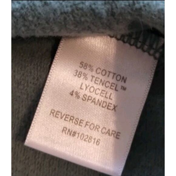 Garnet Hill NEW Green 3/4 Dolman Sleeve French Terry Kimono Relaxed Cardigan S - Picture 8 of 16